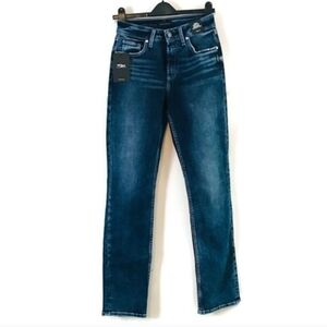 NWT Silver Jeans Avery Curvy Fit High Rise Straight Leg Jeans Women’s size 28 6